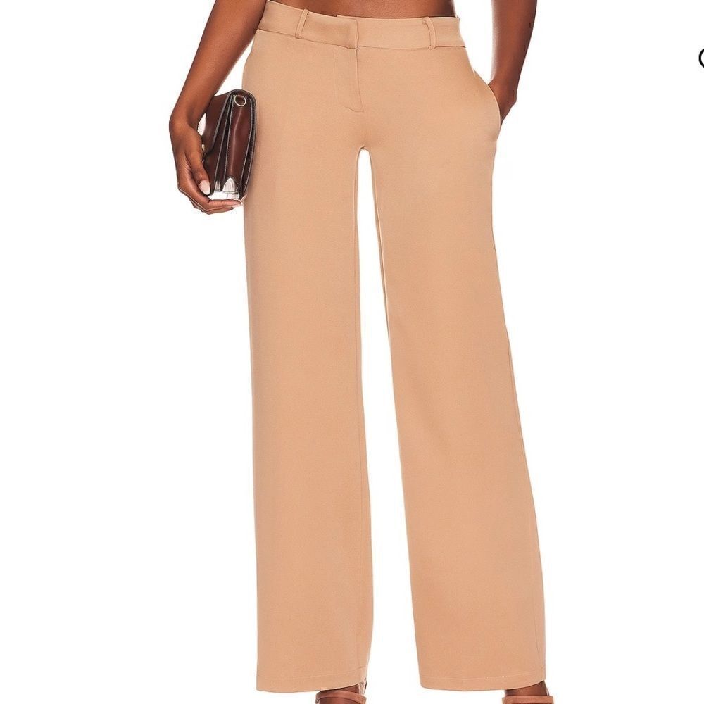 SNDYS Axel Suit Pants in Beige size Medium NWT